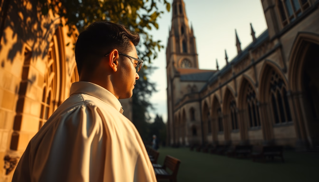 cambridge kings chapel in editorial style