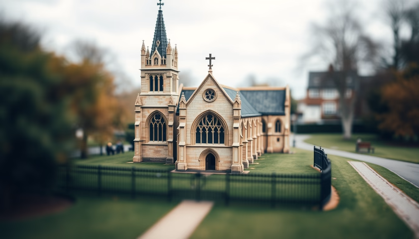 cambridge kings chapel in editorial style