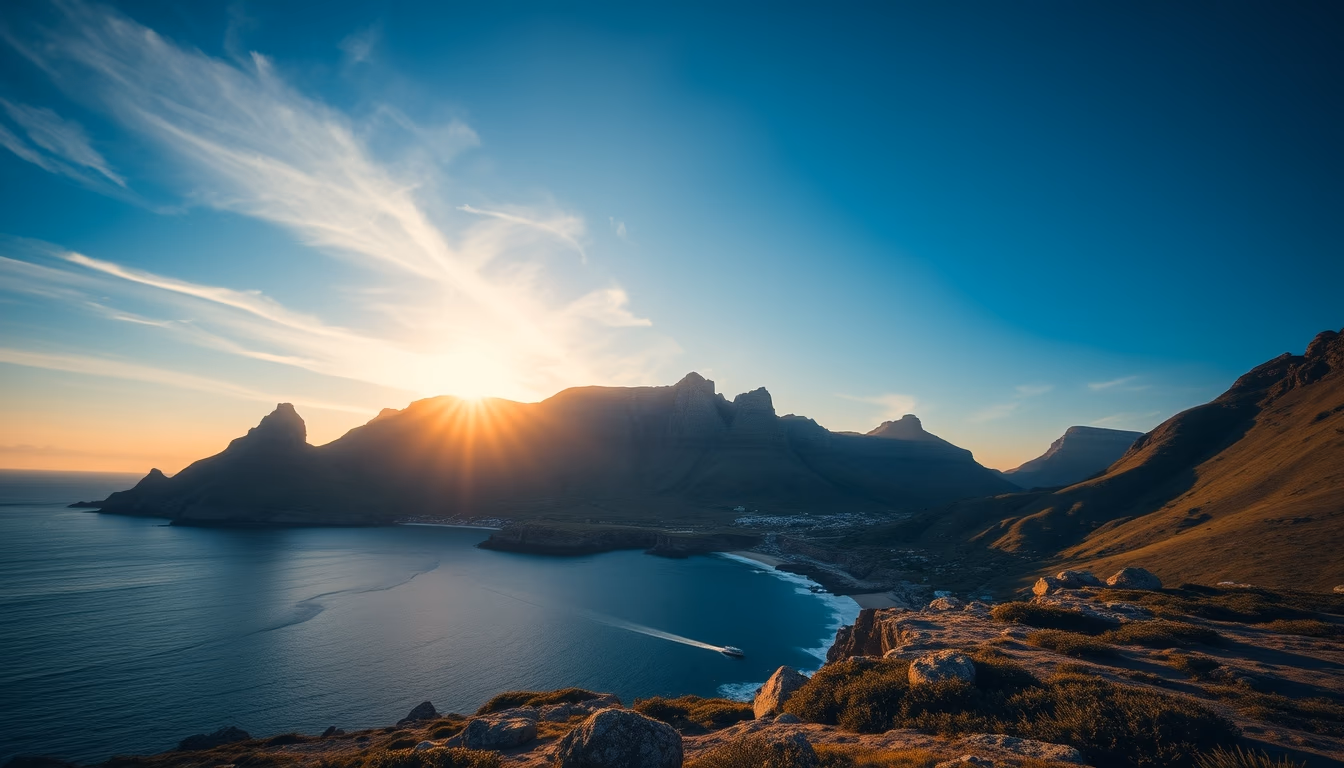 cape point south africa in editorial style