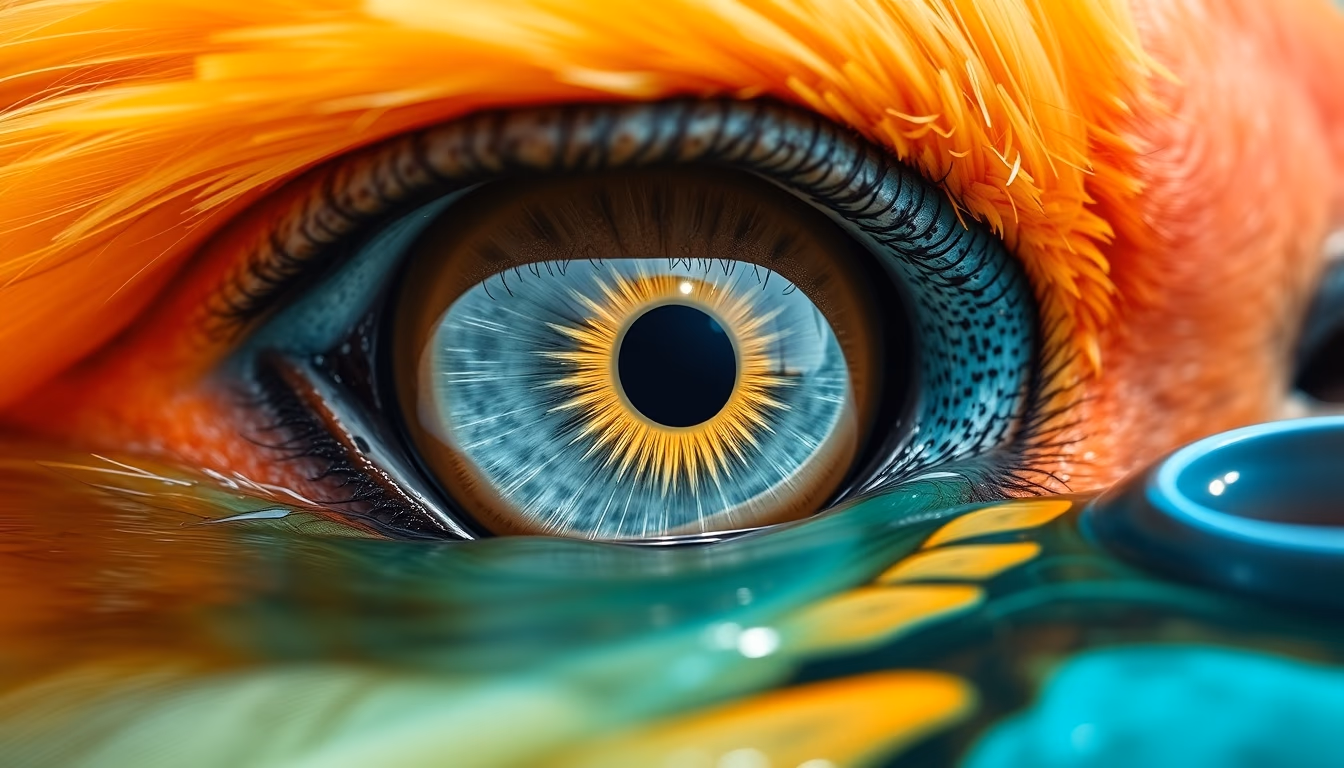 Caribbean turquoise water bird eye em estilo editorial