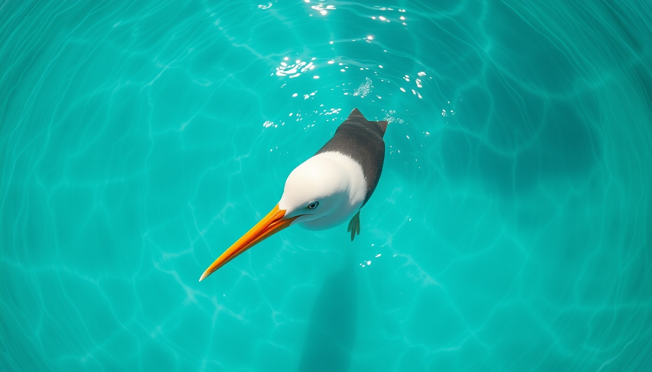 caribbean turquoise water bird eye in editorial style