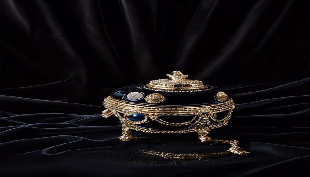 Caron poivre baccarat em fotografia editorial de luxo