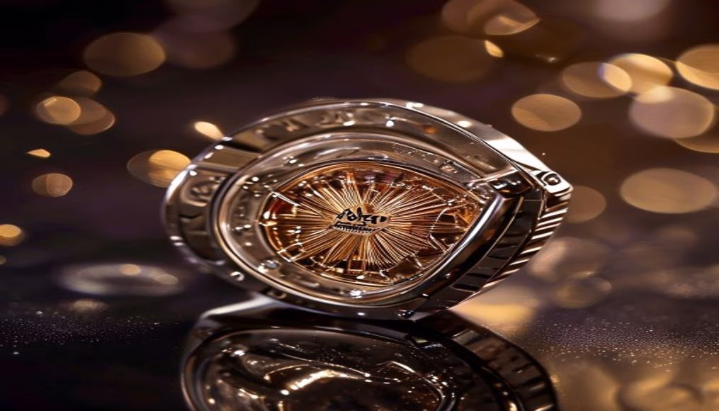 cartier cle de cartier silver in luxury editorial photography