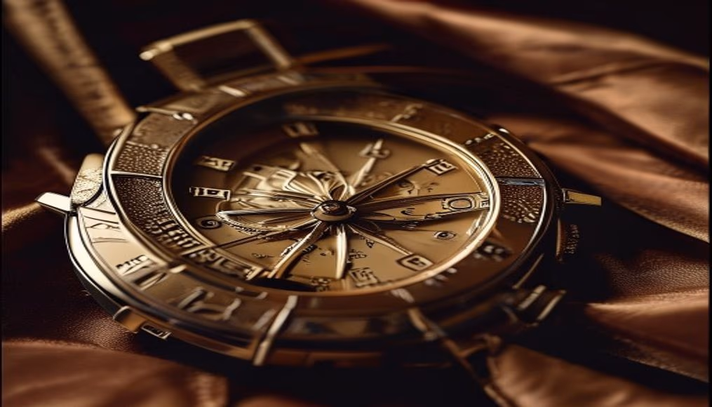 Cartier santos de cartier large em fotografia editorial de luxo