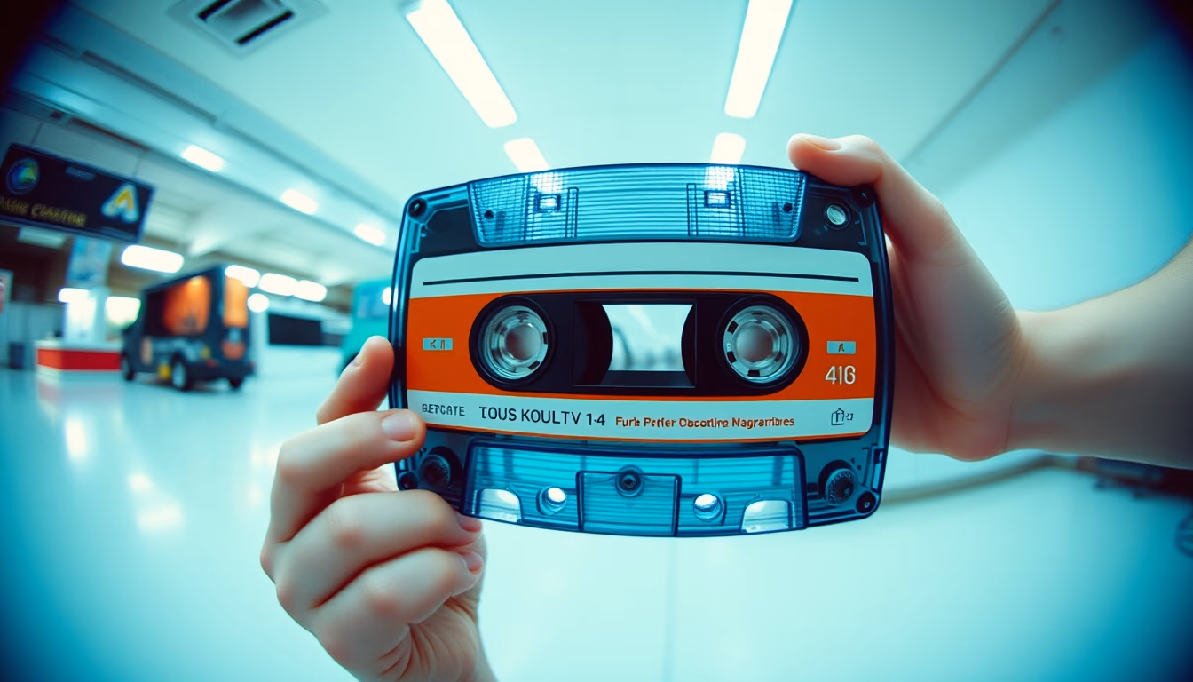 cassette walkman 1980s in editorial style