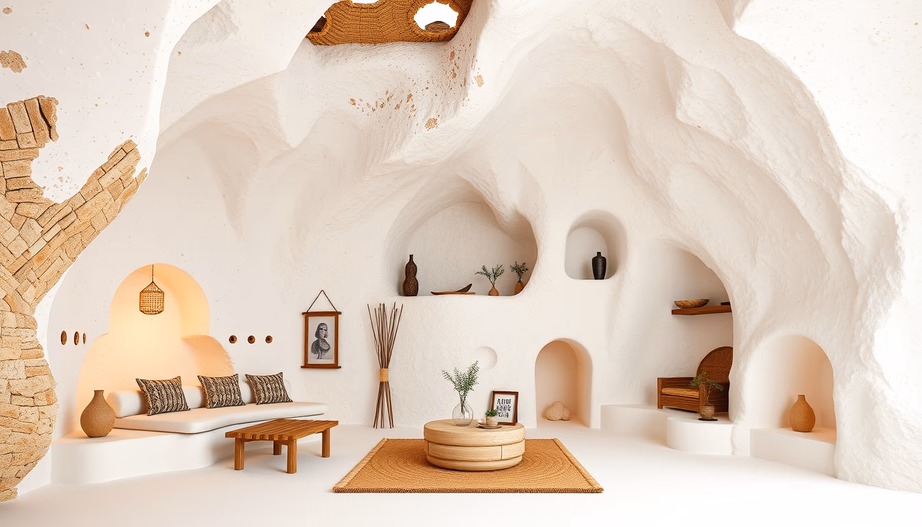 cave house cappadocia in editorial style