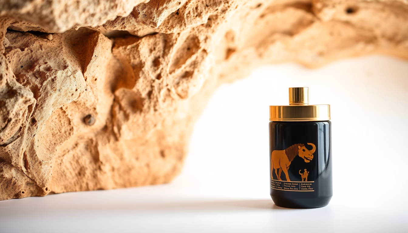 cave painting lascaux in editorial style