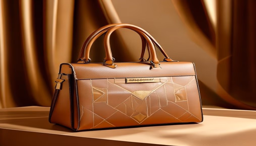 celine ava bag tan in luxury editorial photography