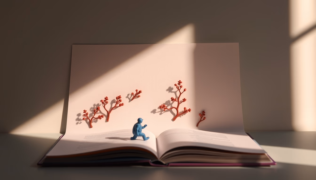 cell animation paper in editorial style