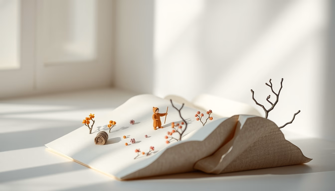 cell animation paper in editorial style