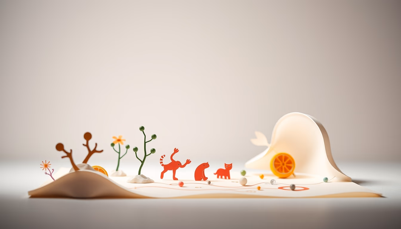 cell animation paper in editorial style