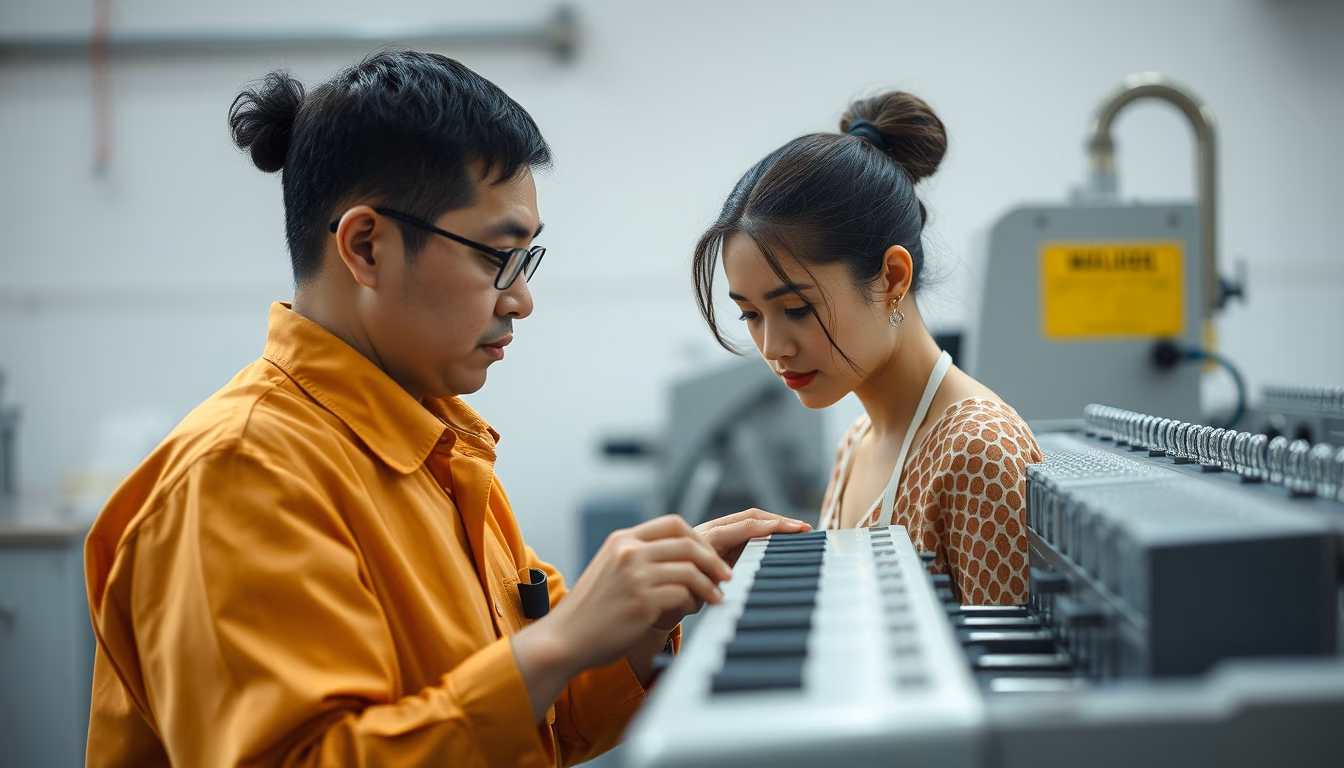 cell sorting facs machine in editorial style