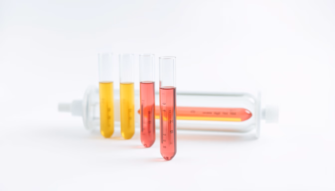 centrifuge tubes spinning in editorial style