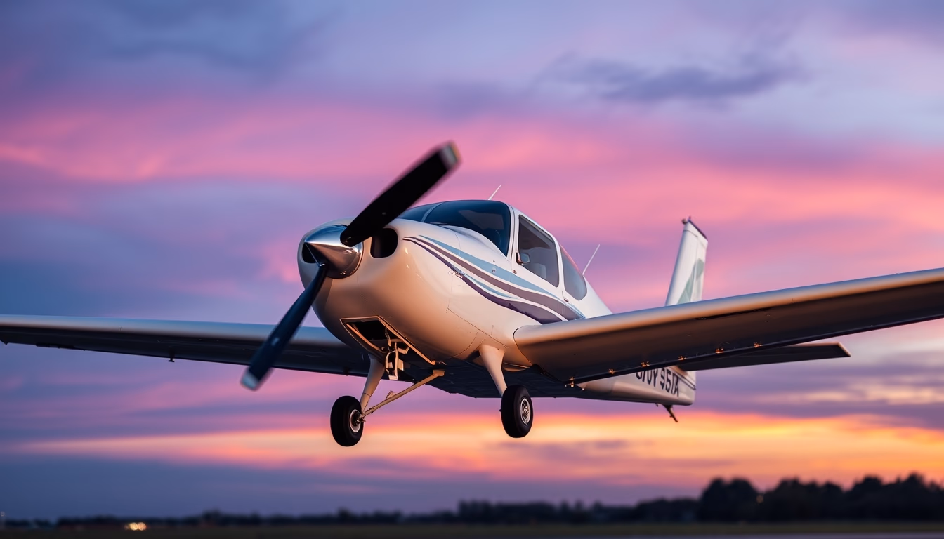 cessna 172 prop plane in editorial style