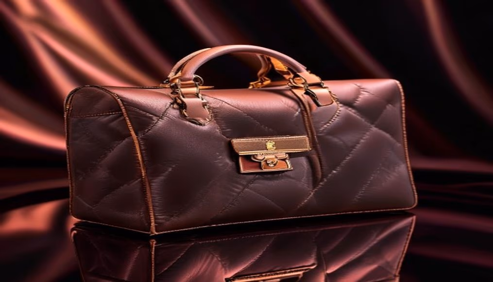 chanel boy bag medium quilted in luxury editorial photography