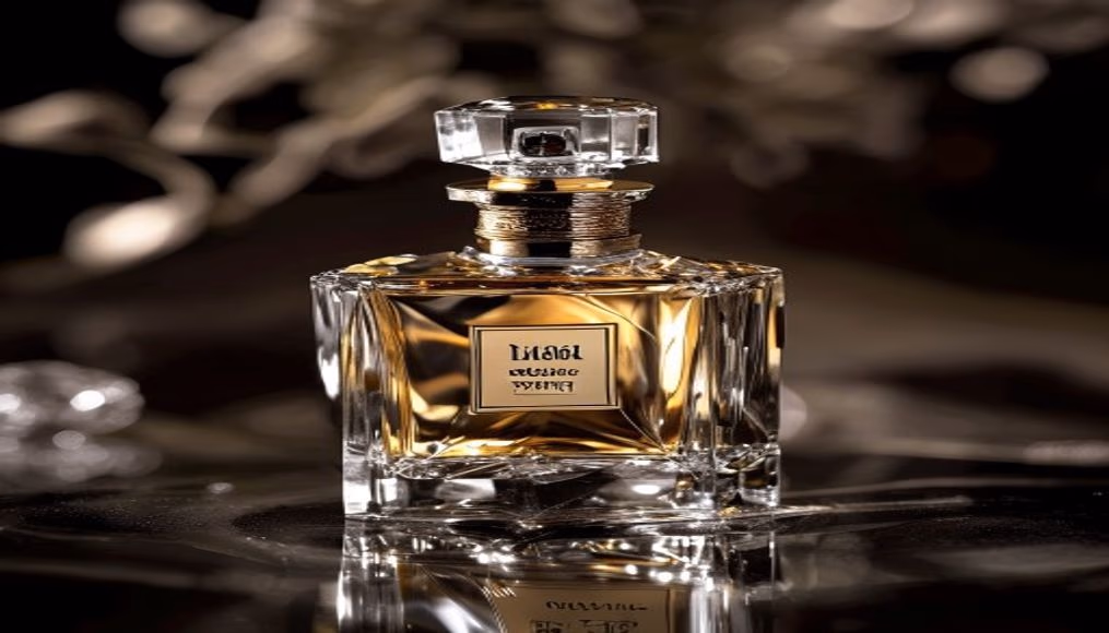 Chanel grand extrait no 5 crystal em fotografia editorial de luxo