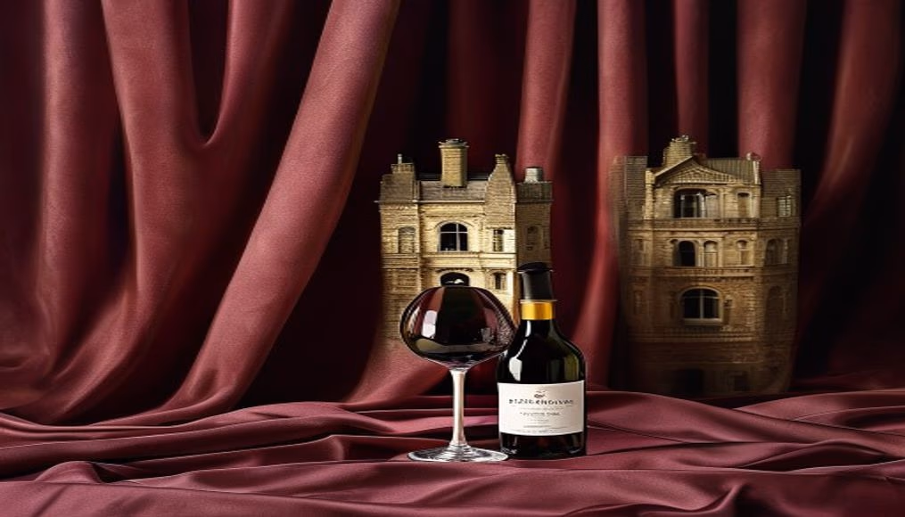 chateau latour pauillac 1961 in luxury editorial photography
