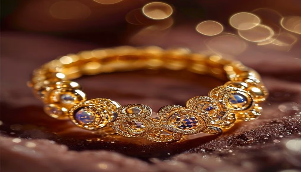 chaumet bee bracelet hexagon in luxury editorial photography