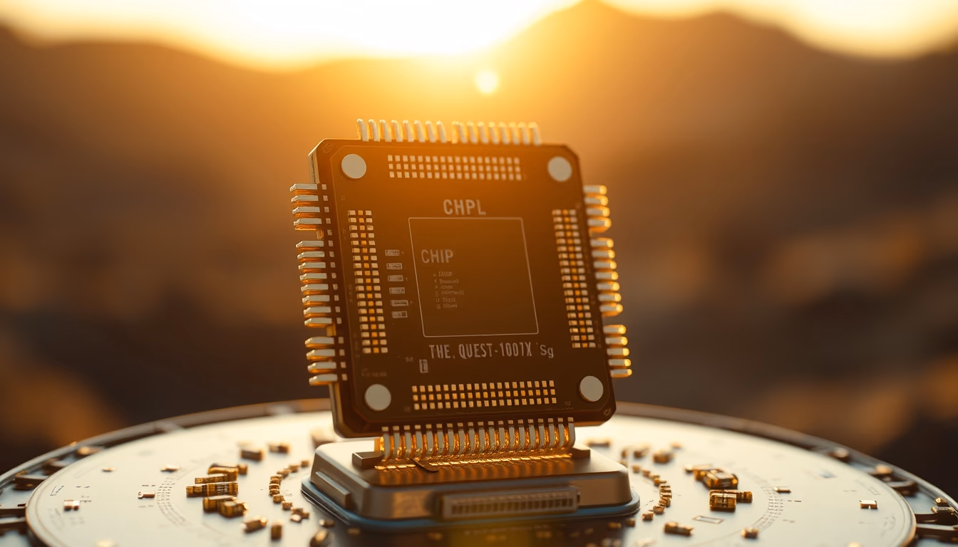 chip die exposed silicon in editorial style