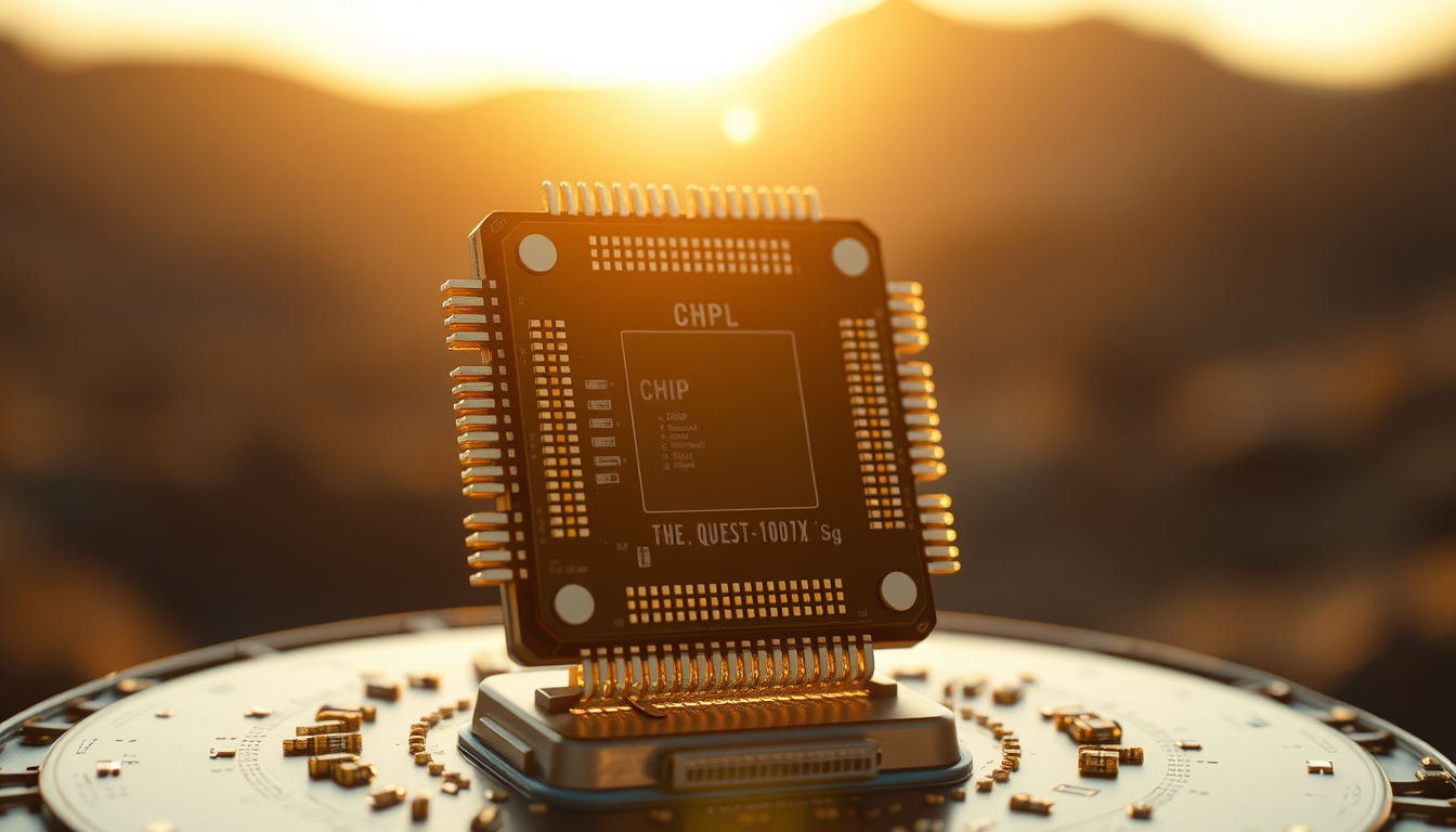 chip die exposed silicon in editorial style