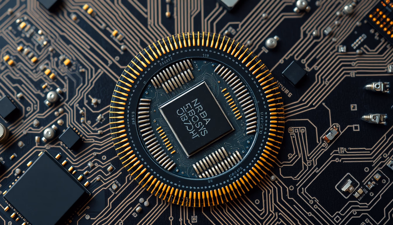 chip die exposed silicon in editorial style