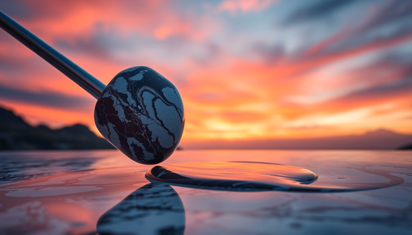 chocolate tempering marble in editorial style