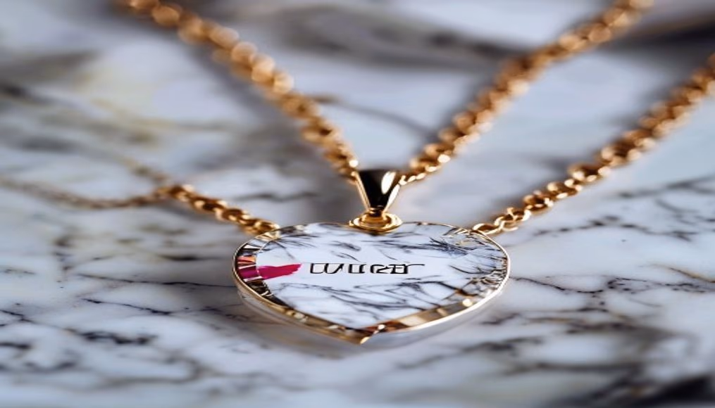 Chopard happy hearts necklace em fotografia editorial de luxo