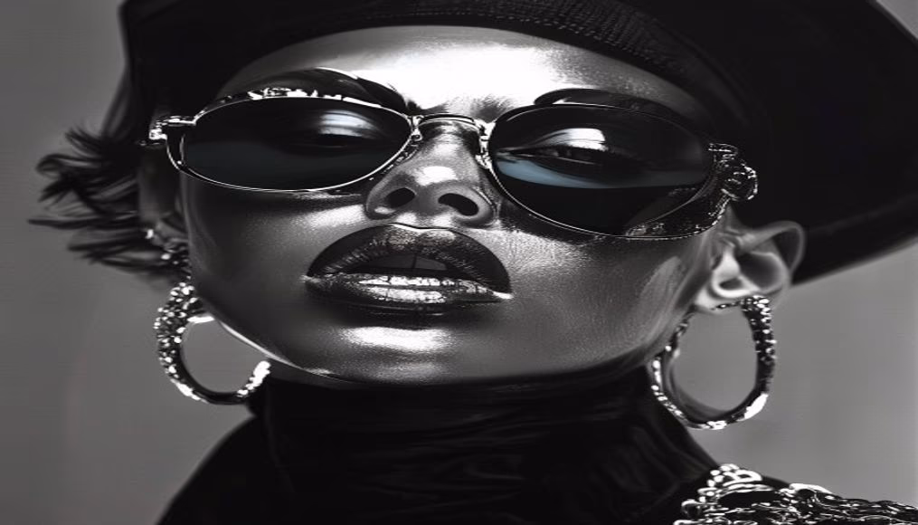 Chrome hearts gritt fluted em fotografia editorial de luxo