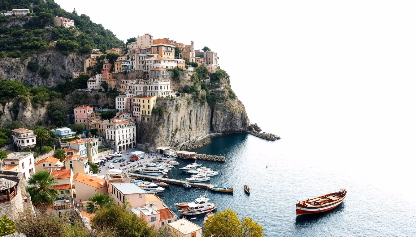 cinque terre italian coast in editorial style