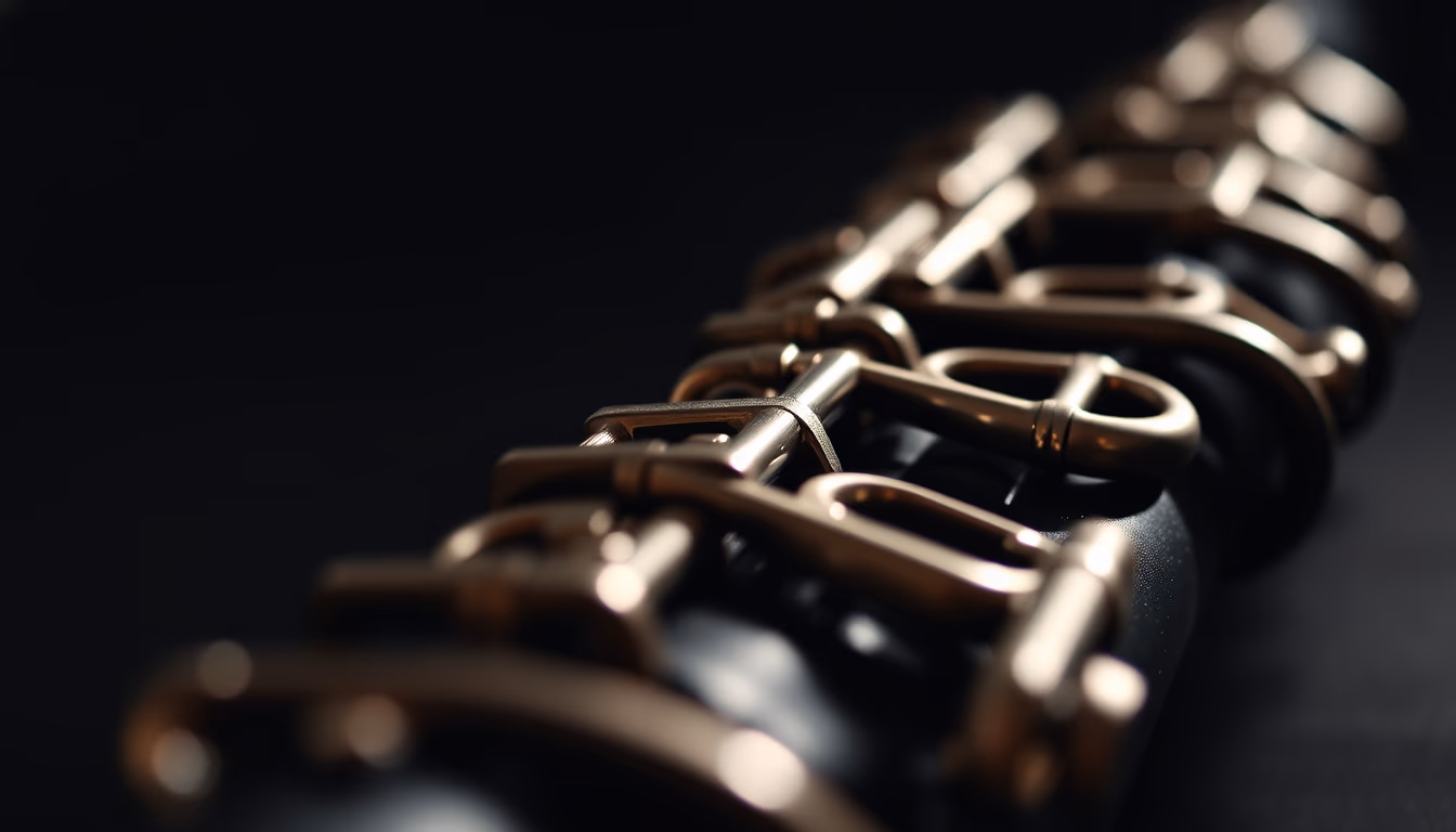 clarinet keys closeup in editorial style