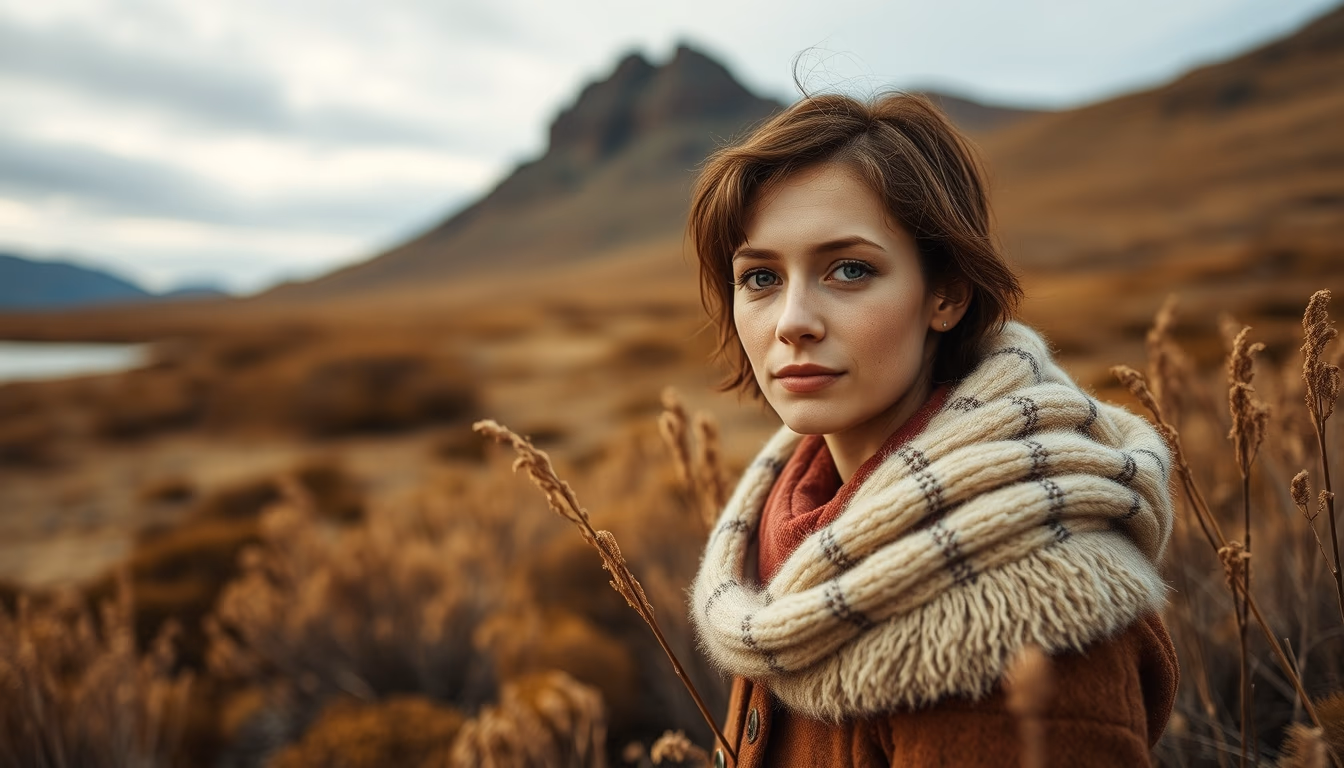 claymore scottish in editorial style