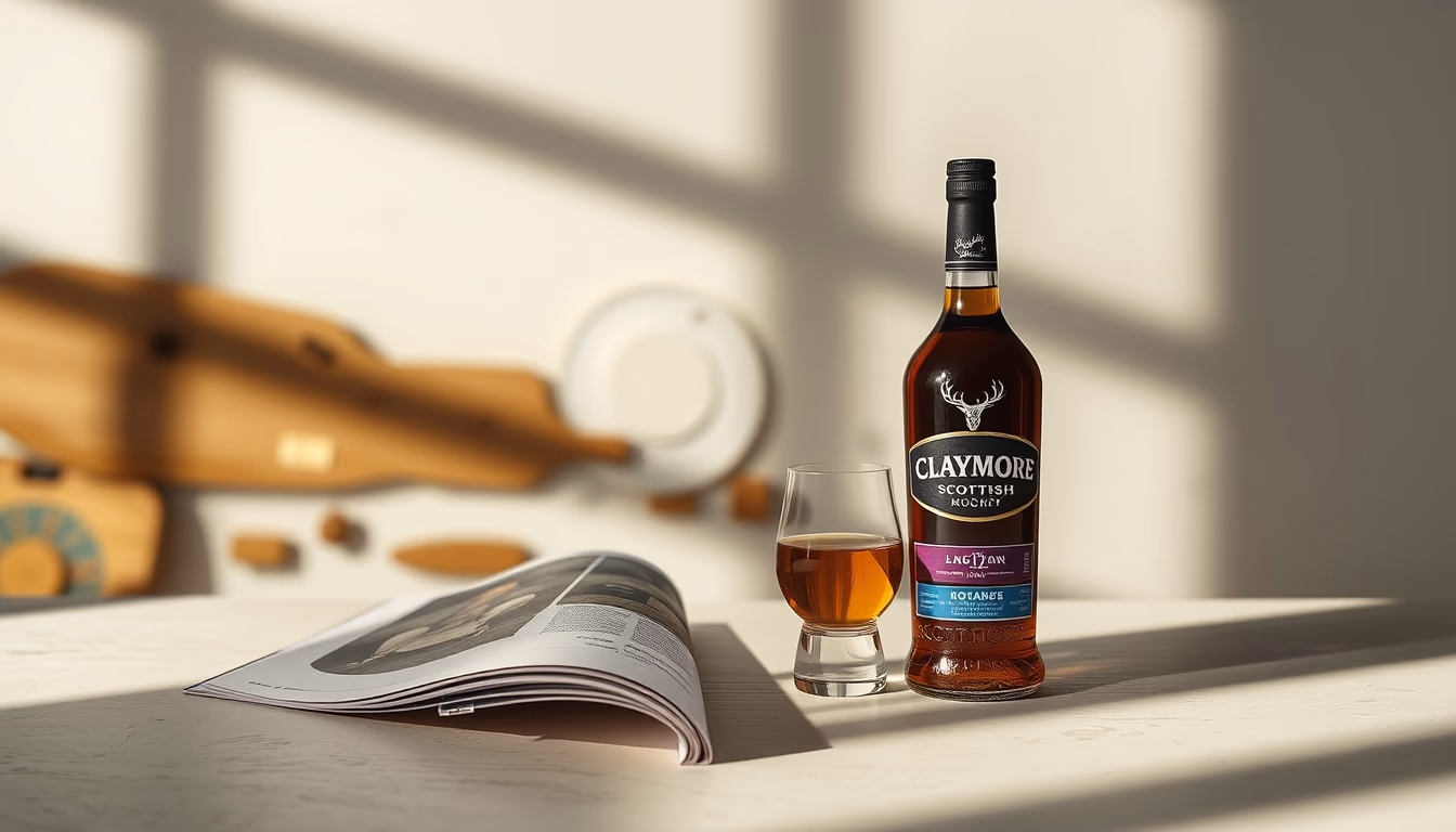 claymore scottish in editorial style