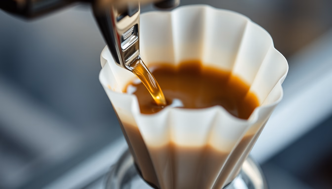 coffee cupping flight in editorial style