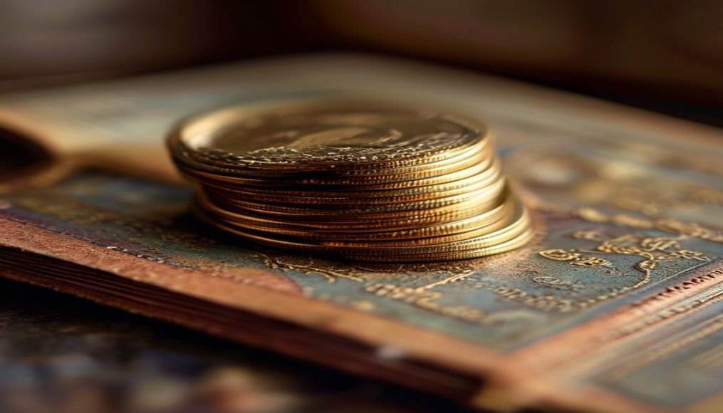 coin album protected in editorial style