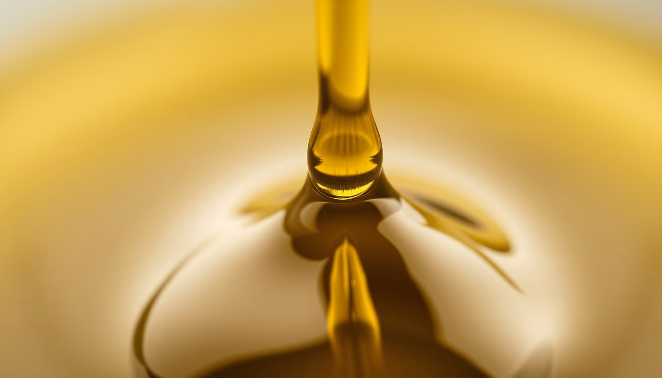 cold pressed olive oil drops in editorial style