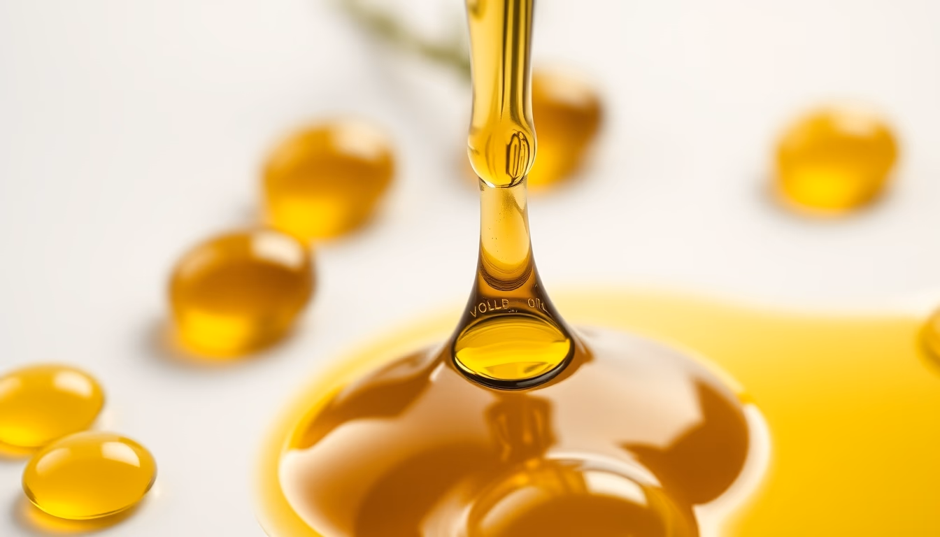 cold pressed olive oil drops in editorial style