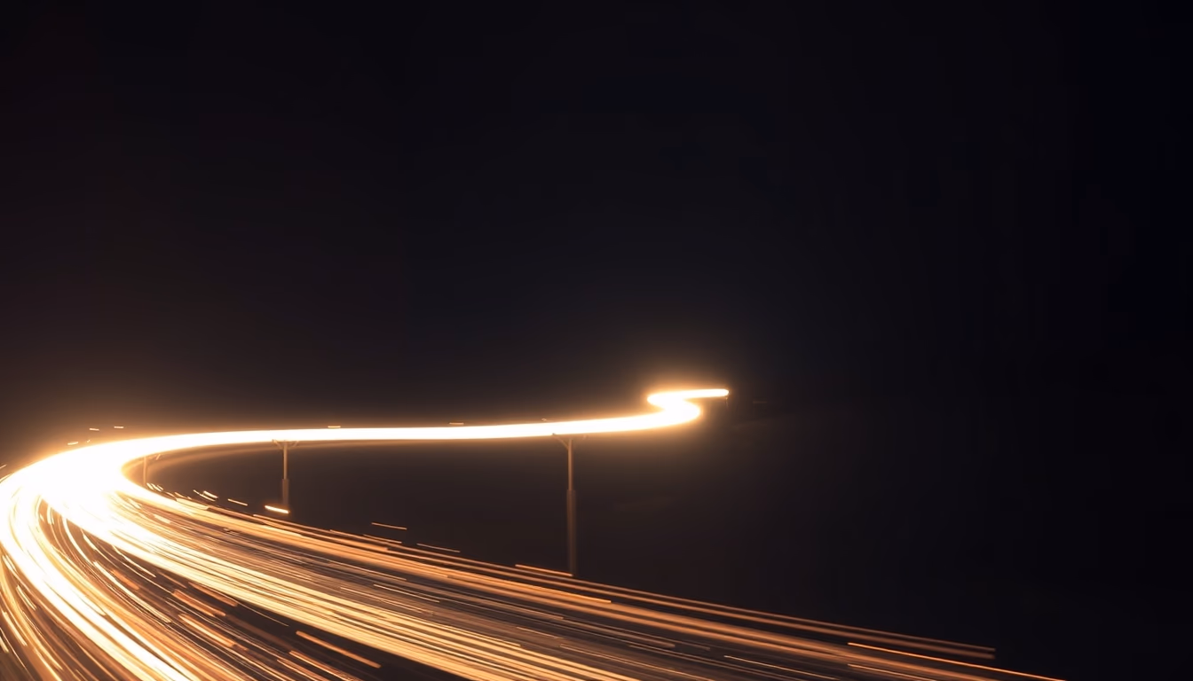 comet trail bright in editorial style