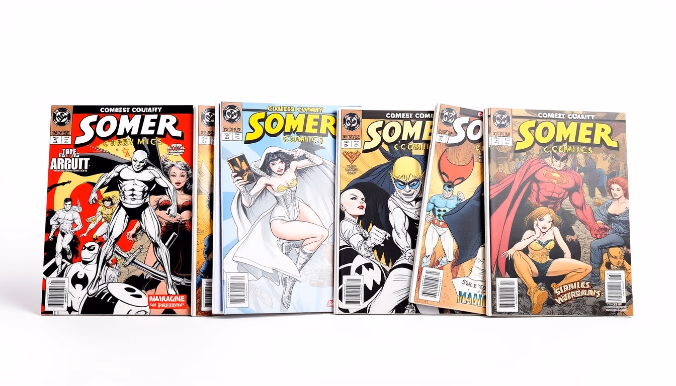 comic books silver age in editorial style