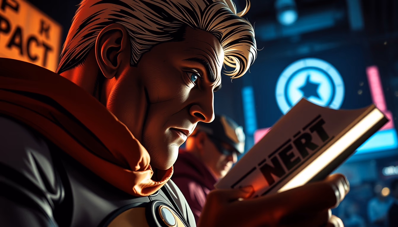 comic books silver age in editorial style