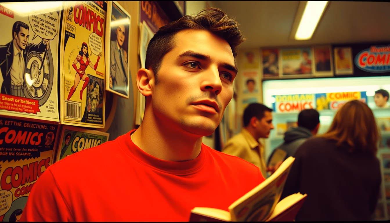 comic books silver age in editorial style