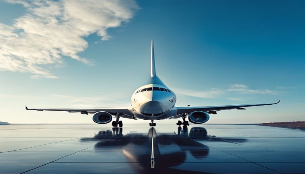 concorde supersonic display in editorial style