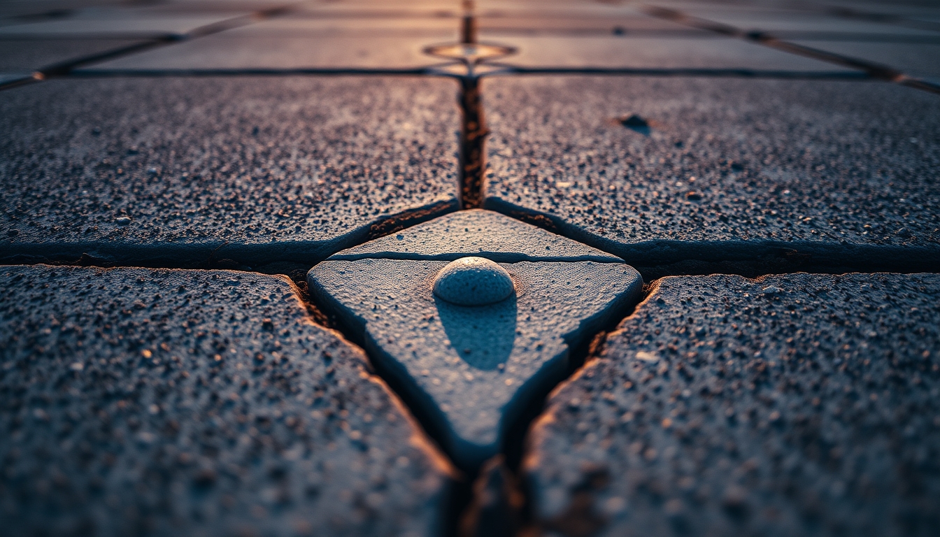 concrete texture macro in editorial style