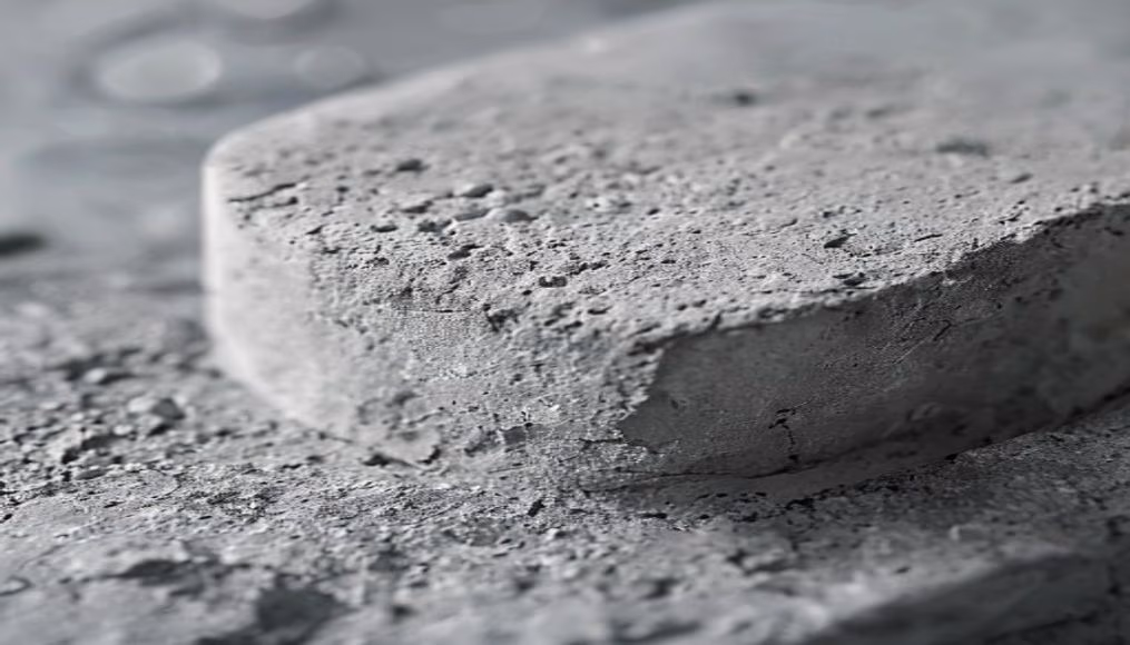 Concrete texture macro em estilo editorial