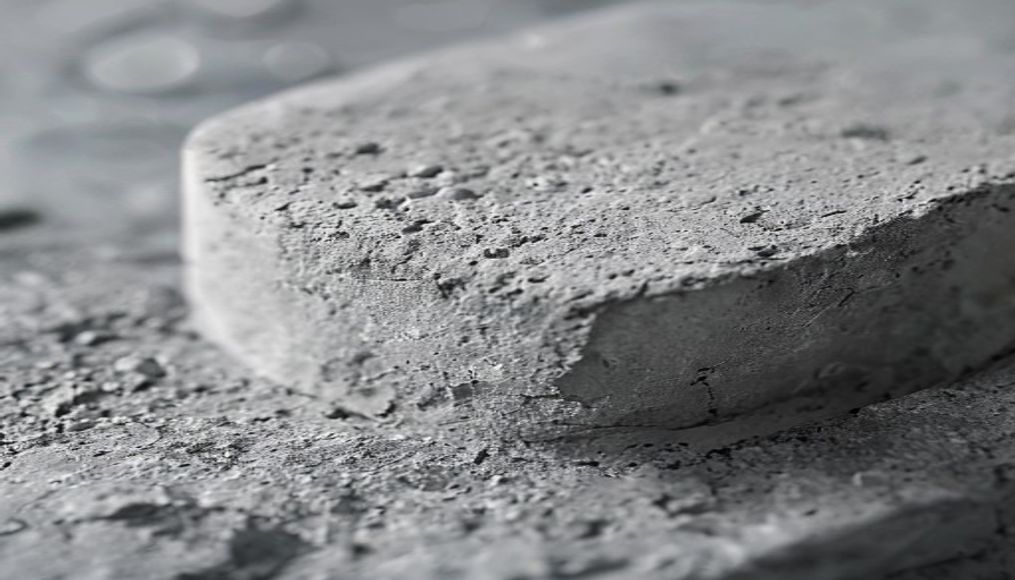 concrete texture macro in editorial style