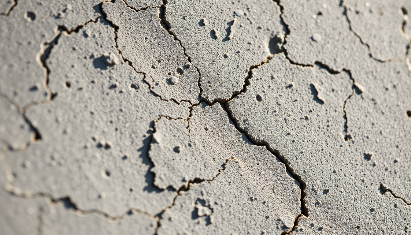 concrete texture macro in editorial style