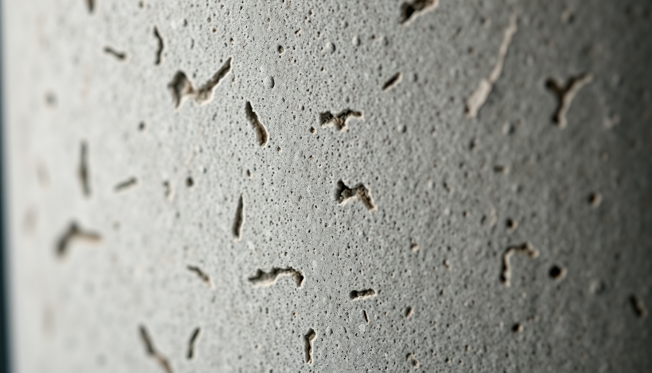 concrete texture macro in editorial style