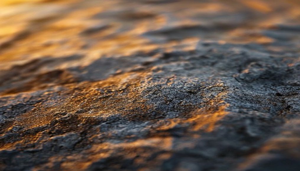 concrete texture macro in editorial style