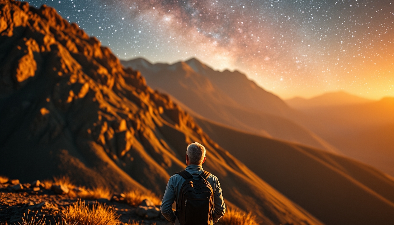 cosmic microwave background in editorial style