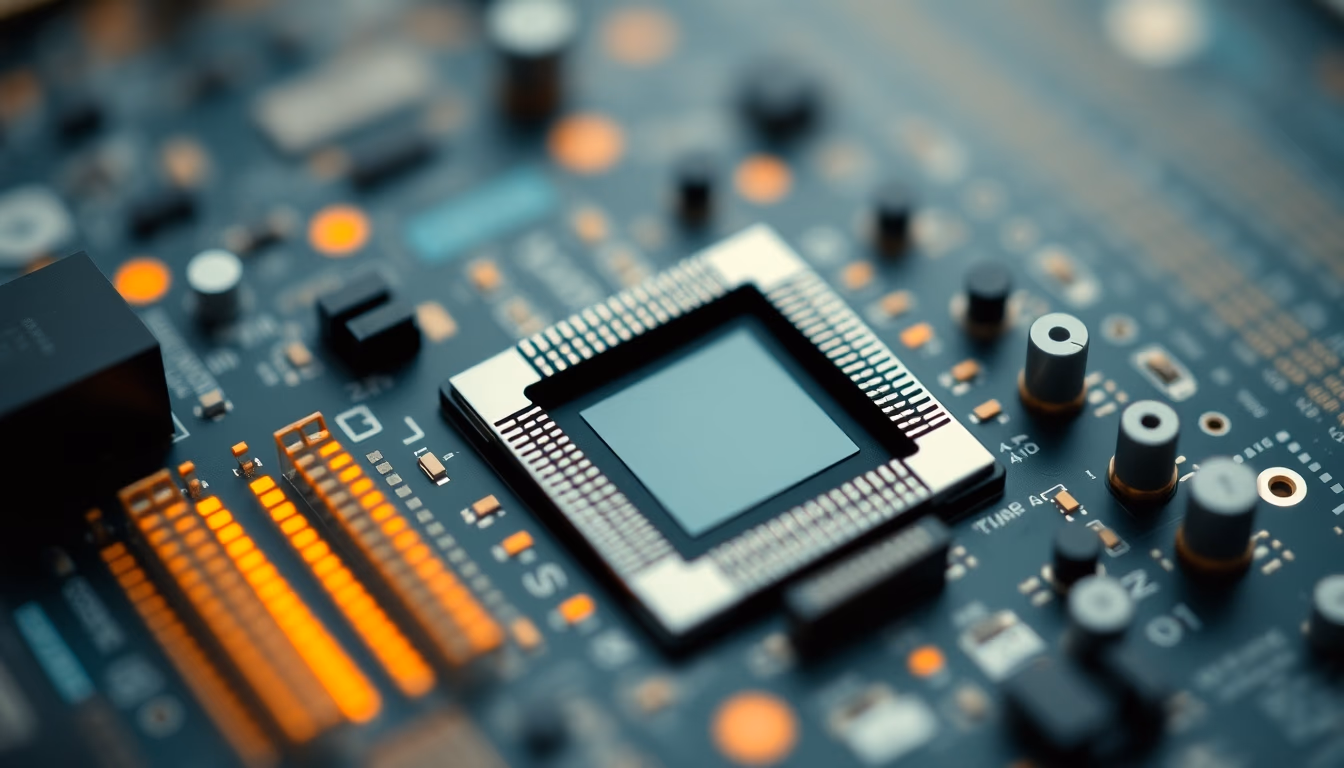 cpu socket lga in editorial style
