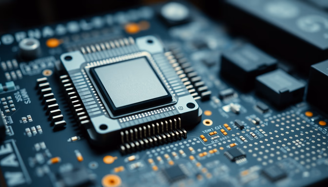 cpu socket lga in editorial style